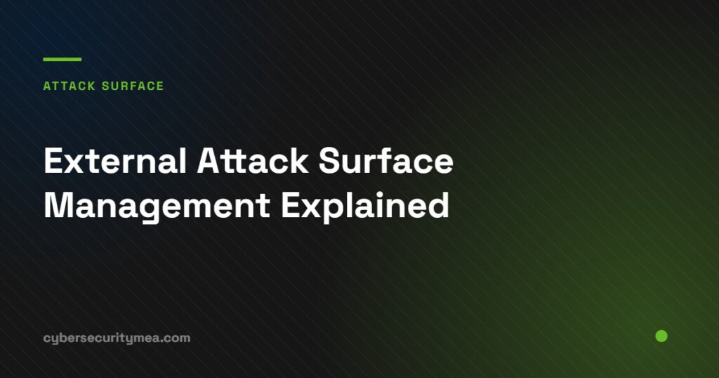 External attack surface management explained covering asset discovery exposure scoring and shadow IT